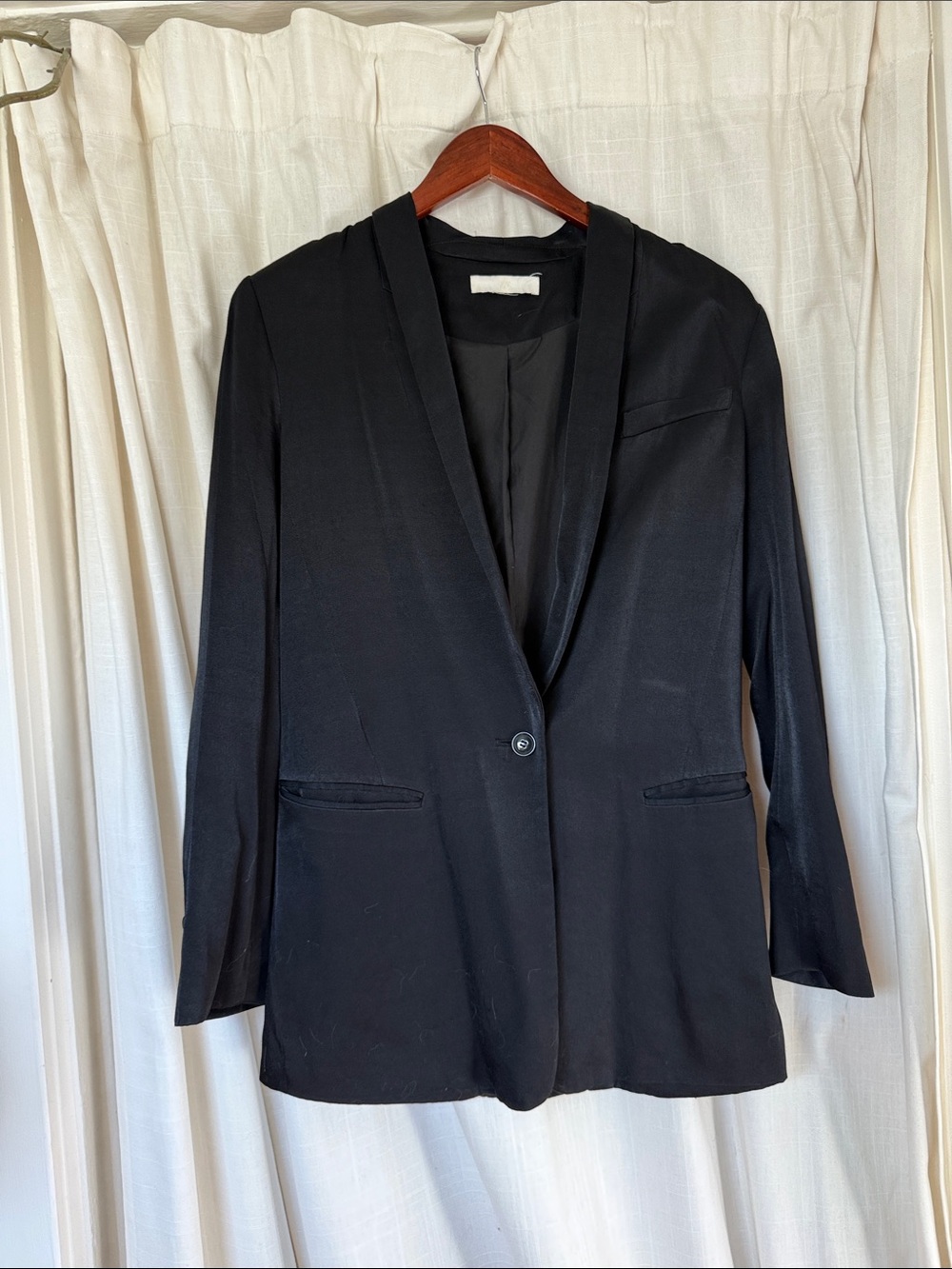 H&M Black Single-Button Women's Blazer